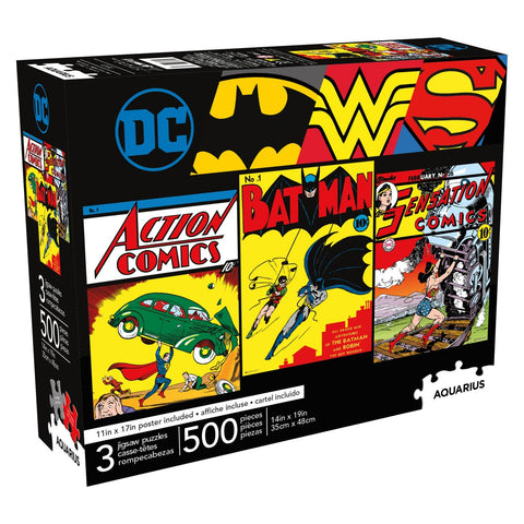 DC Comics - 3 x 500 piece puzzles - Bea DnD Games