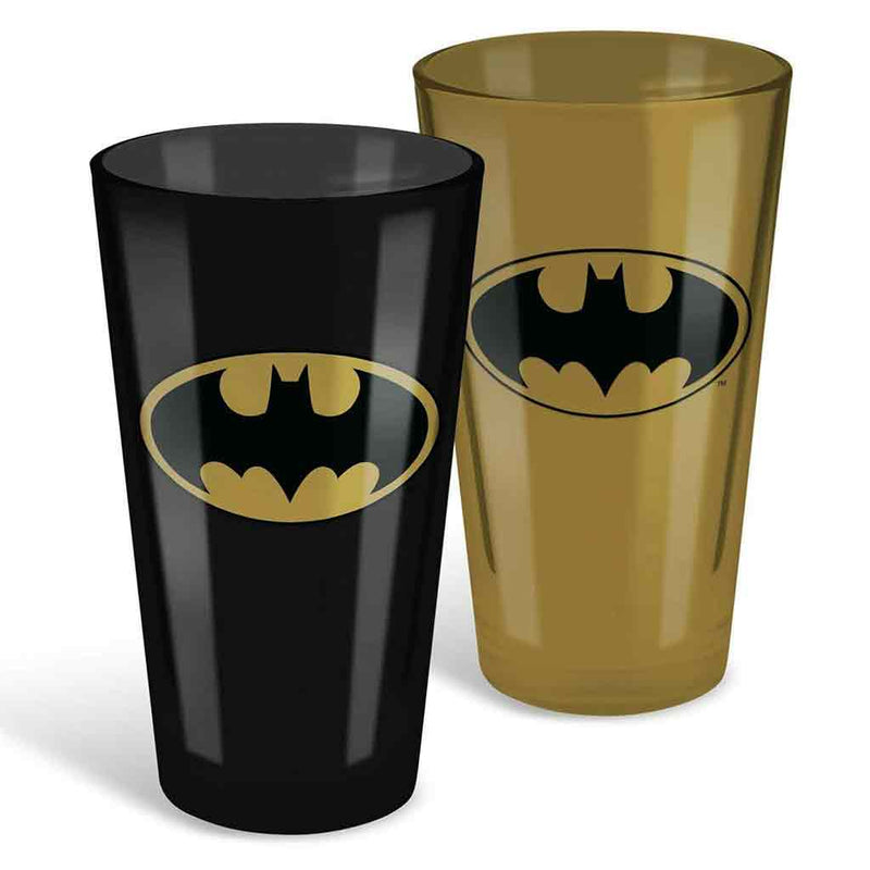 DC Comics Batman Conical Glasses Metallic Set of 2 - Bea DnD Games