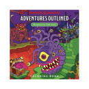 D&D Adventures Outlined 5th Edition Colouring Book Monster Manual 1 - Bea DnD Games