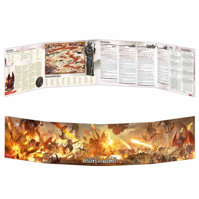 D&D Baldurs Gate Descent into Avernus DM Screen - Bea DnD Games