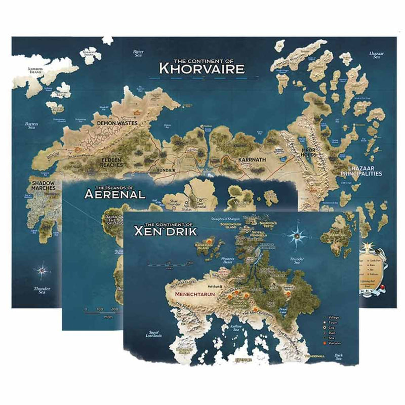 D&D Eberron Map Set Nations of Khorvaire - Bea DnD Games