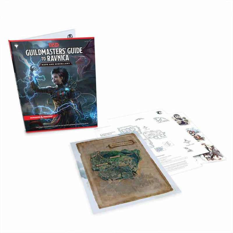 D&D Guildmasters Guide to Ravnica Maps and Miscellany - Bea DnD Games