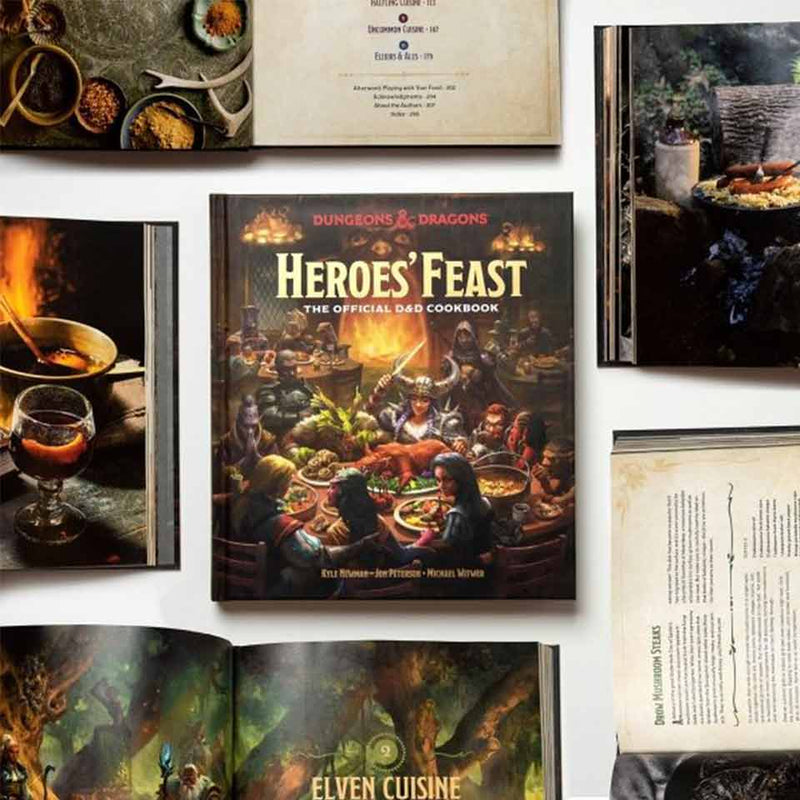 D&D Heroes' Feast The Official Dungeons and Dragons Cookbook - Bea DnD Games