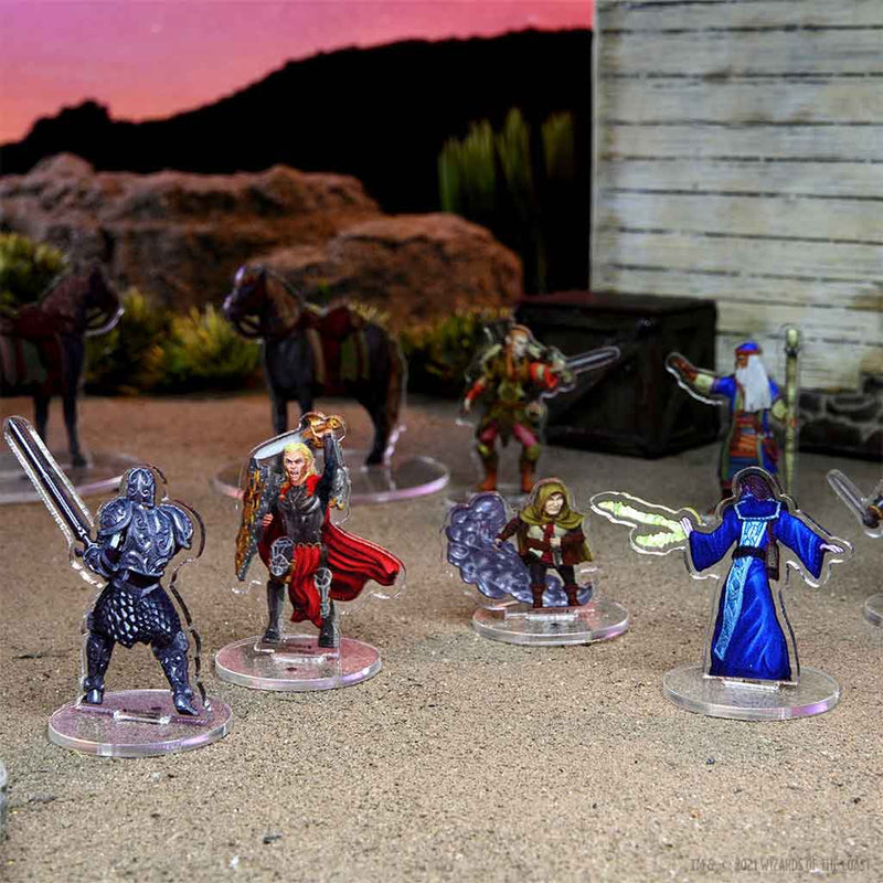 D&D Idols of the Realms Essentials 2D Miniatures Player Character Pack - Bea DnD Games