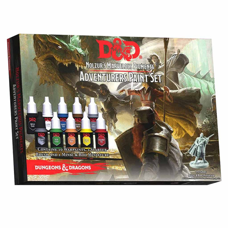 D&D Nolzurs Marvelous Pigments Adventurers Paint Set - Bea DnD Games