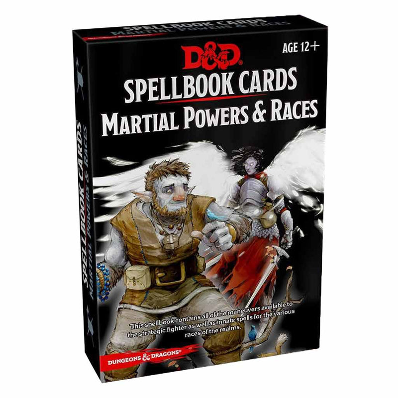 D&D Spellbook Cards Martial Powers & Races Deck - Bea DnD Games