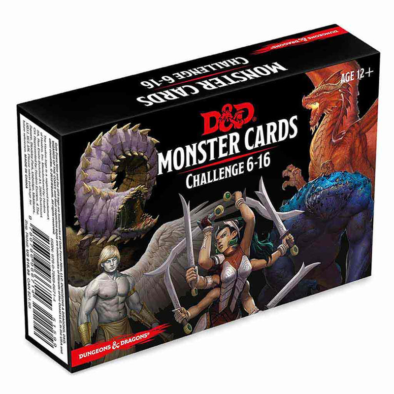 D&D Spellbook Cards Monster Challenge Deck 6-16 (74 cards) - Bea DnD Games