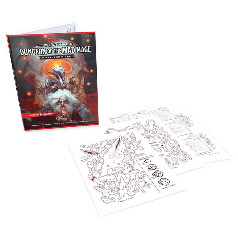 D&D Waterdeep Dungeon of the Mad Mage Maps & Miscellany - Bea DnD Games