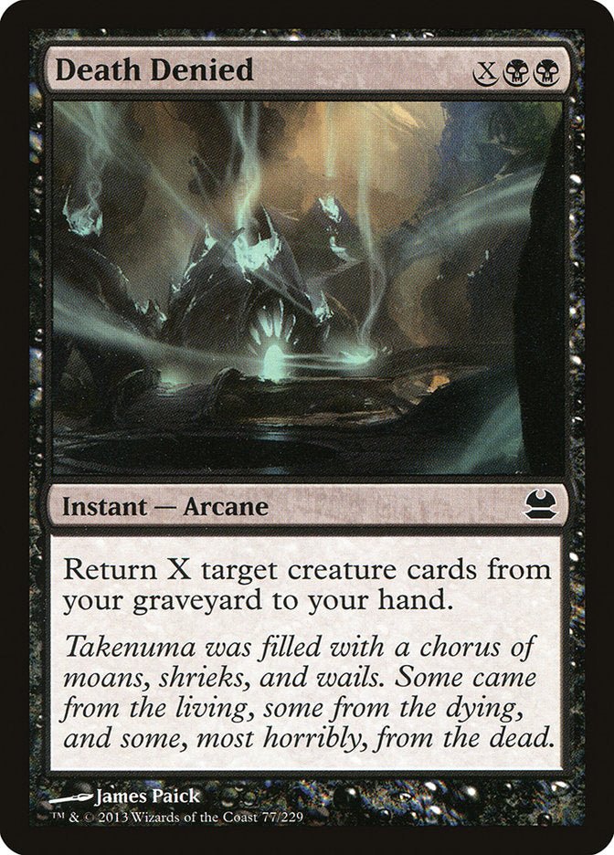 Death Denied [Modern Masters] - Bea DnD Games