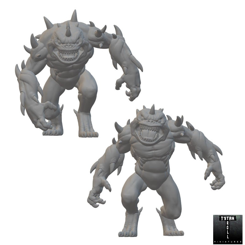 Death Slaad | BeaMini Unpainted RPG Miniatures - Bea DnD Games