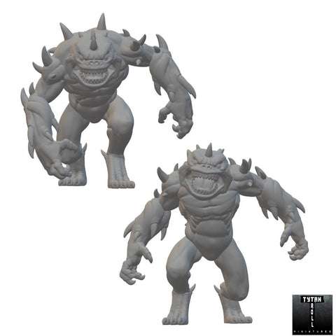 Death Slaad | BeaMini Unpainted RPG Miniatures - Bea DnD Games