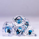Demilich - 7 Piece Polyhedral Dice Set + Dice Bag - Bea DnD Games