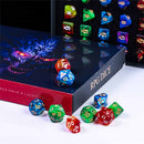 Demon Dice Gift Set - Gift Box of 5 Random Sets of Acrylic Dice - Bea DnD Games