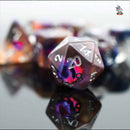Demon Eye - 7 Piece Polyhedral Dice Set + Dice Bag - Bea DnD Games