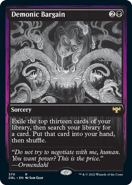 Demonic Bargain [Innistrad: Double Feature] - Bea DnD Games