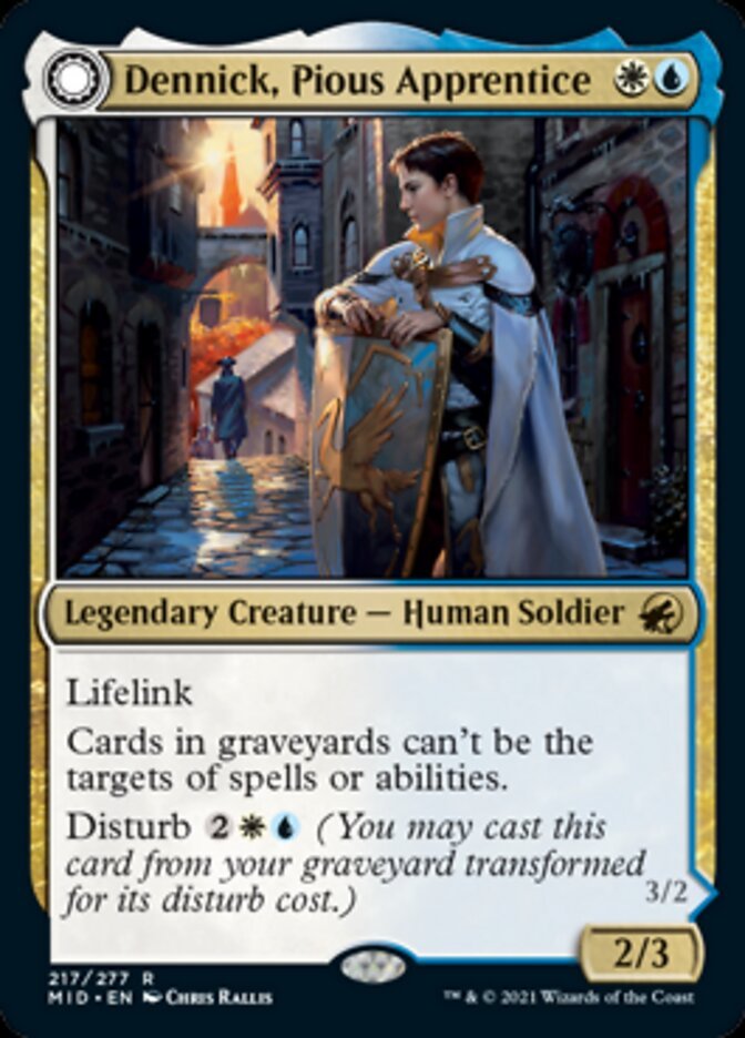 Dennick, Pious Apprentice // Dennick, Pious Apparition [Innistrad: Midnight Hunt] - Bea DnD Games