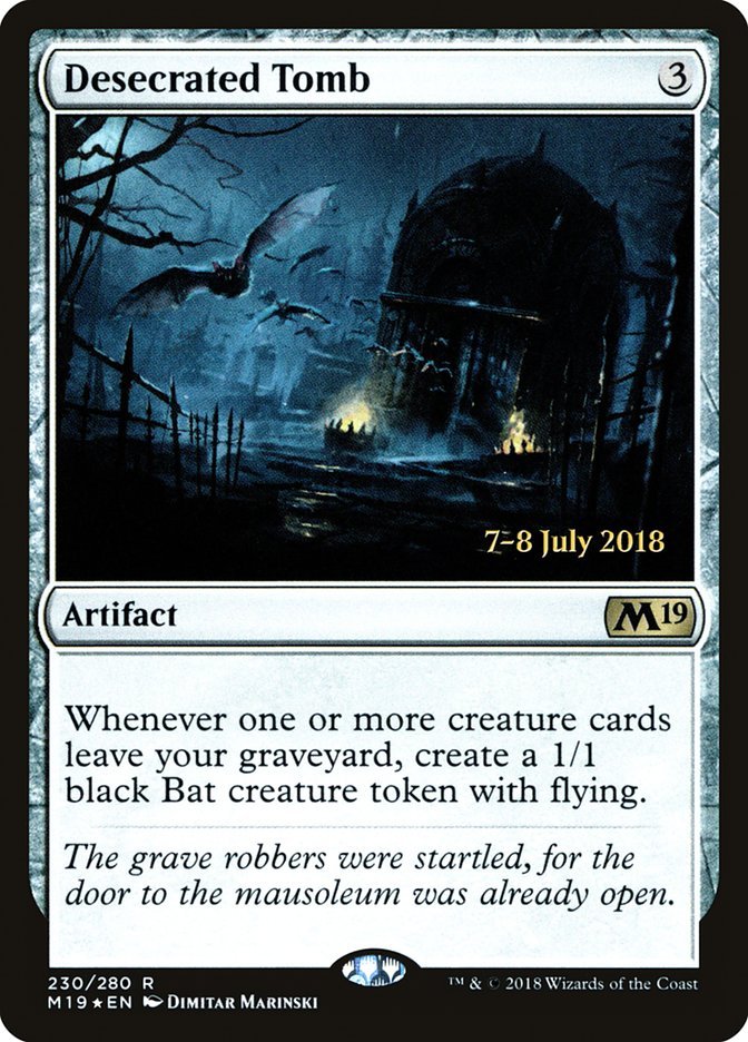 Desecrated Tomb [Core Set 2019 Prerelease Promos] - Bea DnD Games