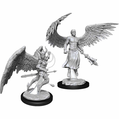 Deva & Erinyes Nolzurs Marvelous Unpainted Miniatures - Bea DnD Games