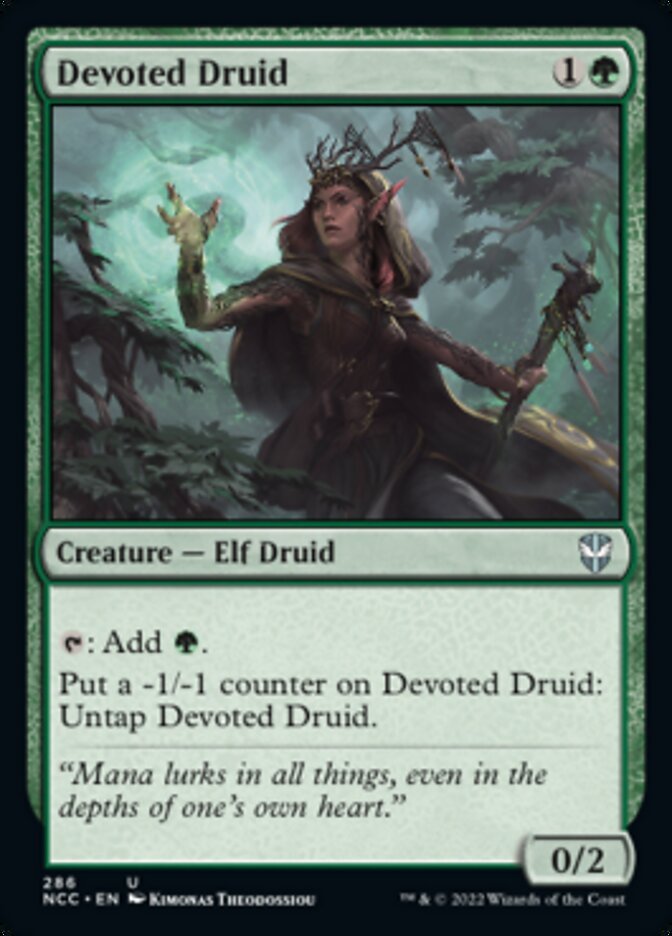 Devoted Druid [Streets of New Capenna Commander] - Bea DnD Games