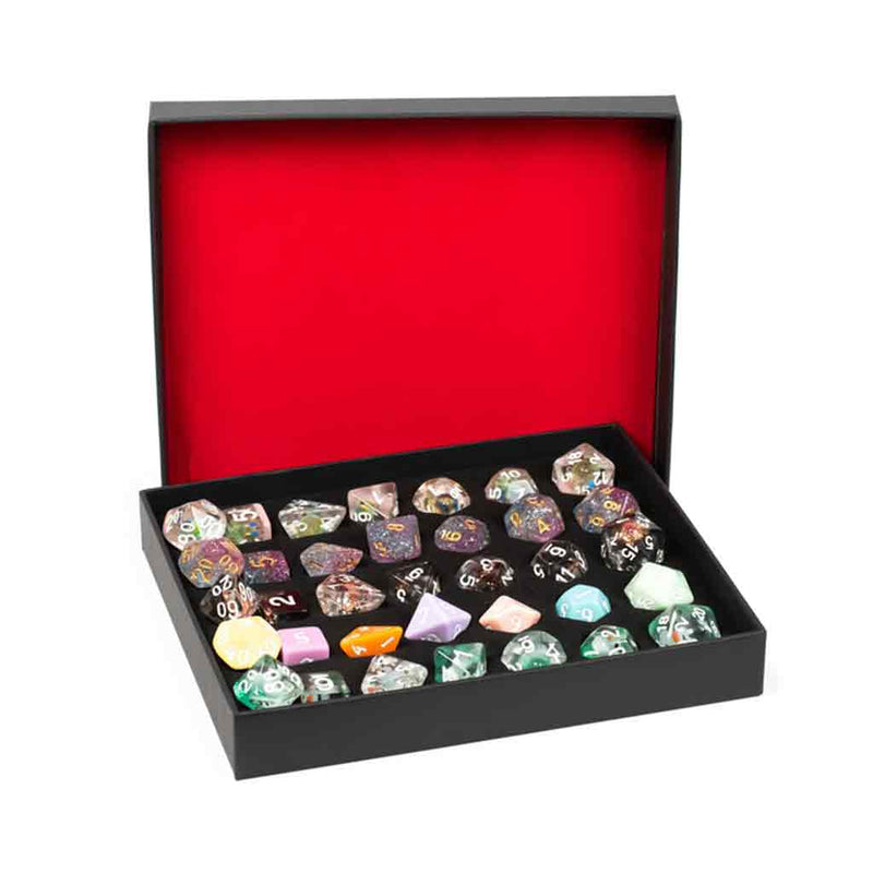 Dice Gift Set - Gift Box of 5 Random Sets of Resin Dice - Bea DnD Games