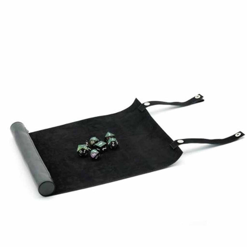 Dice Scroll (Dice Mat & Storage - Black) - Bea DnD Games