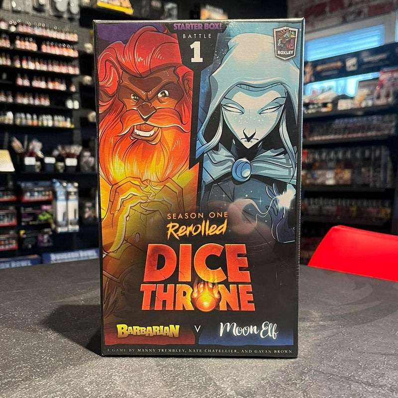 Dice Throne Season 1: Rerolled - Barbarian v Moon Elf Box 1 - Bea DnD Games
