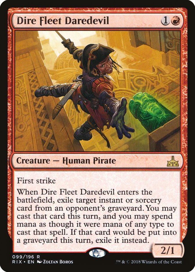 Dire Fleet Daredevil [Rivals of Ixalan] - Bea DnD Games