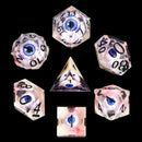 Disembodied Eyes - Handcrafted Dice Set & Dice Case - Bea DnD Games