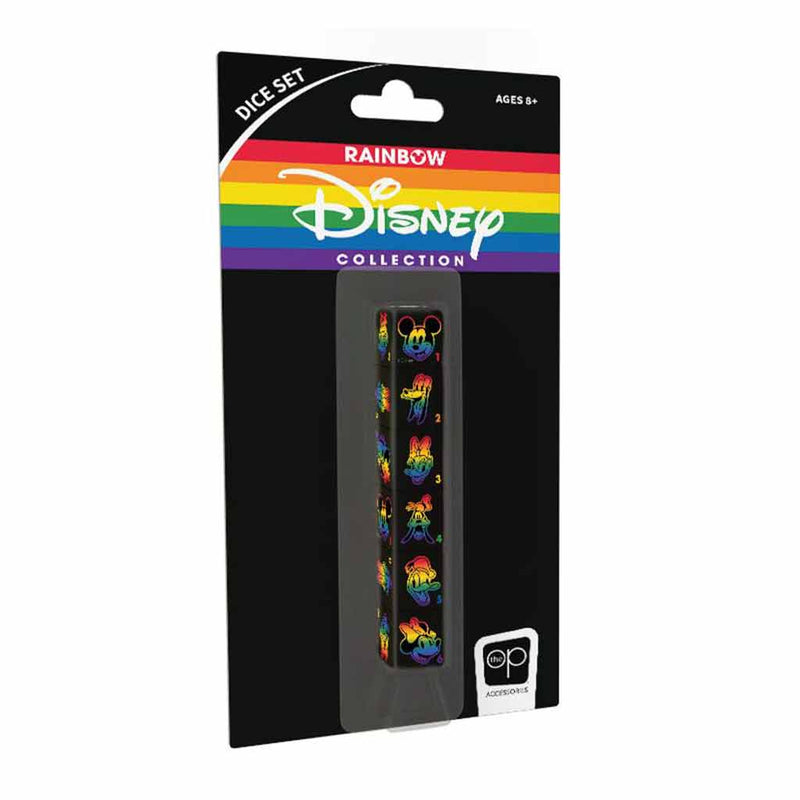 Disney Rainbow D6 Dice Set - Support RAINBOW YOUTH with your purchase - Bea DnD Games