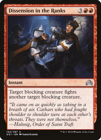 Dissension in the Ranks [Shadows over Innistrad] - Bea DnD Games