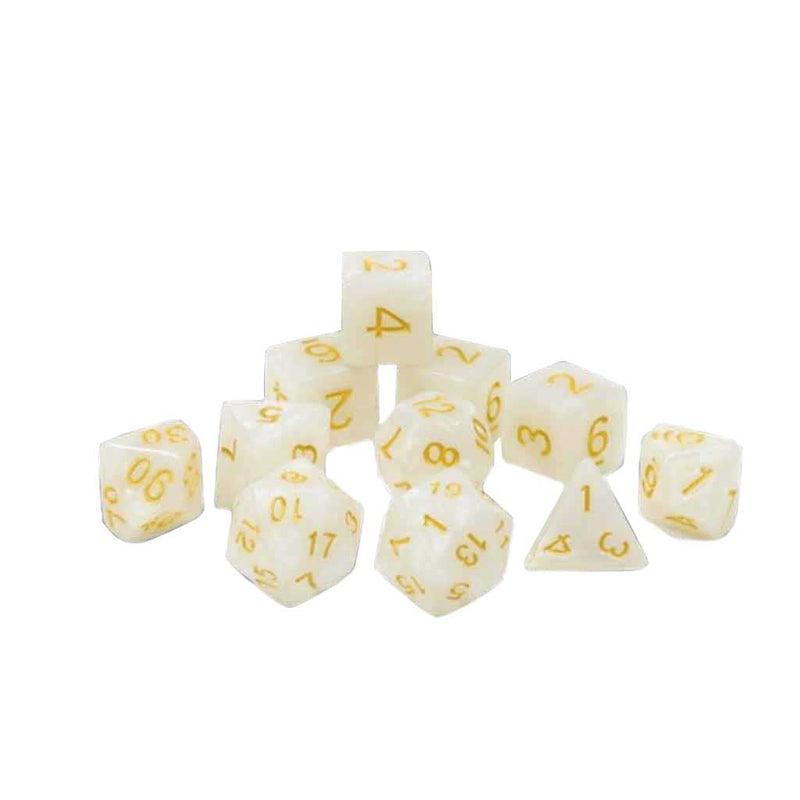 Divine Intervention 11pc Polyhedral Dice Set + Dice Bag - Bea DnD Games