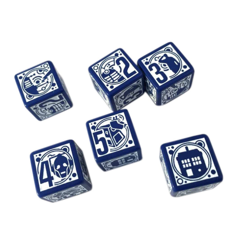 Doctor Who Deluxe Dice Set 6D6 - Bea DnD Games