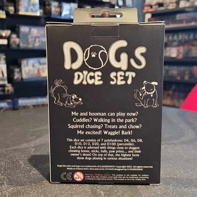 Dogs Dice Set: Luna by Q Workshop - Bea DnD Games