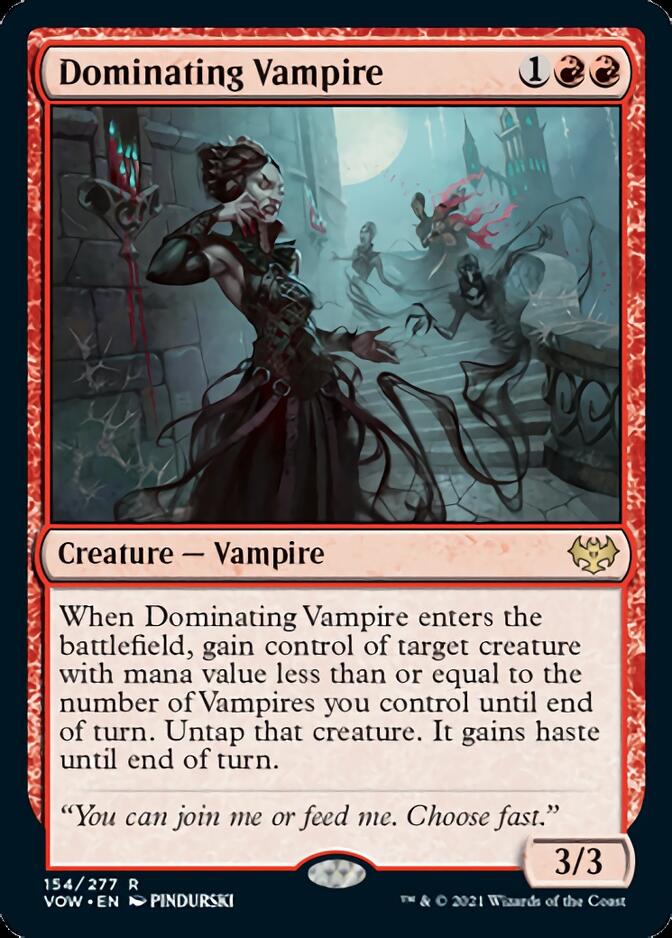 Dominating Vampire [Innistrad: Crimson Vow] - Bea DnD Games