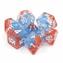 Draconic Essence - 7 Piece Polyhedral Dice Set + Dice Bag - Bea DnD Games