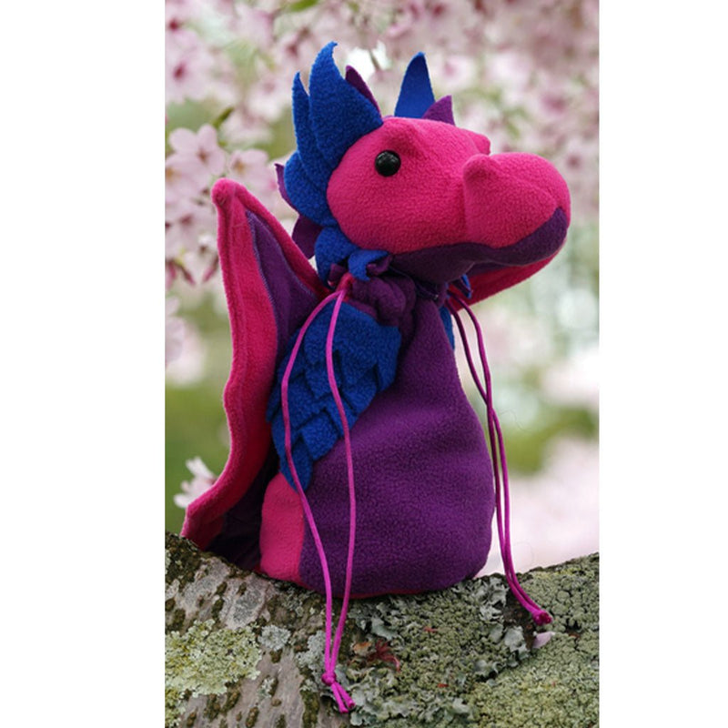 Dragon Bagons: Bi Pride Dragon Bagon Dice Bag - Bea DnD Games