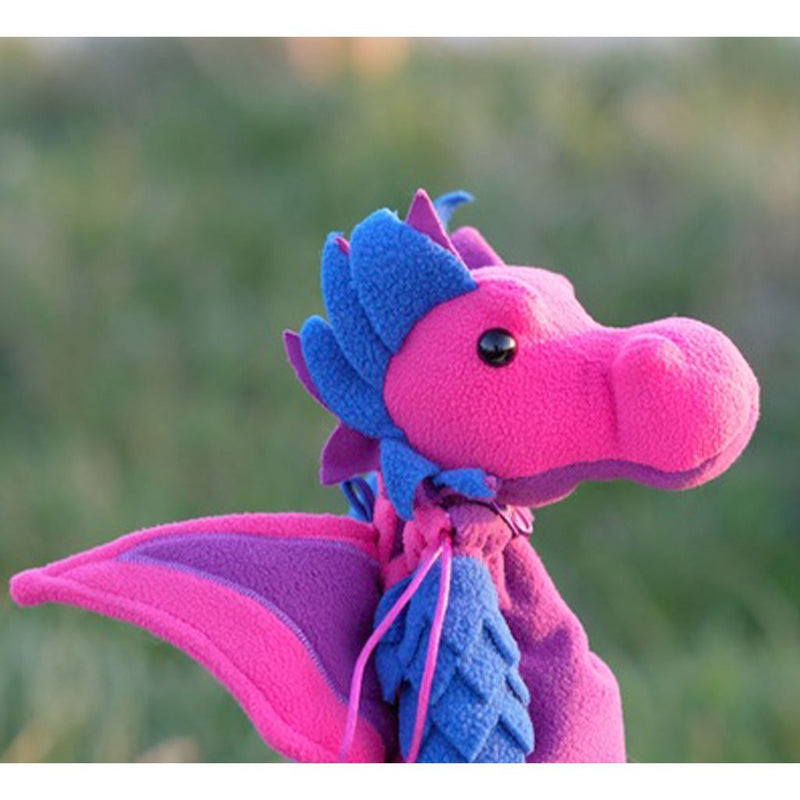 Dragon Bagons: Bi Pride Dragon Bagon Dice Bag - Bea DnD Games