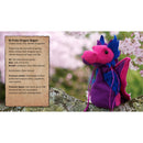 Dragon Bagons: Bi Pride Dragon Bagon Dice Bag - Bea DnD Games