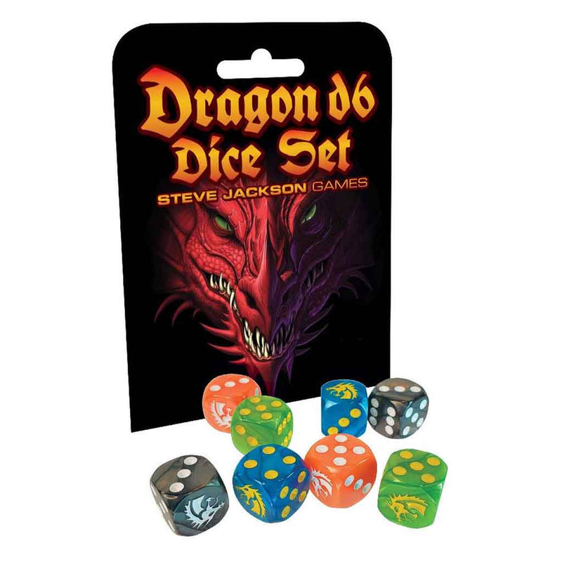 Dragon D6 Dice Set - Bea DnD Games