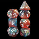 Dragon Scale - 7 Piece Polyhedral Dice Set + Dice Bag - Bea DnD Games
