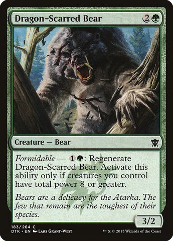 Dragon-Scarred Bear [Dragons of Tarkir] - Bea DnD Games