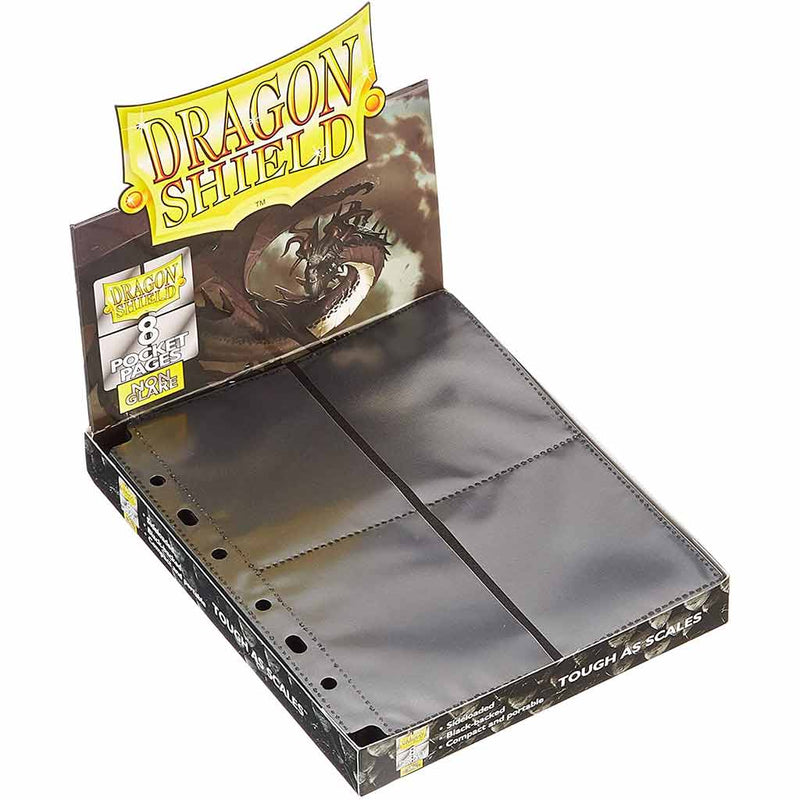 Dragon Shield - 8 Pocket Pages - Non Glare Sideloader (50 pack) - Bea DnD Games