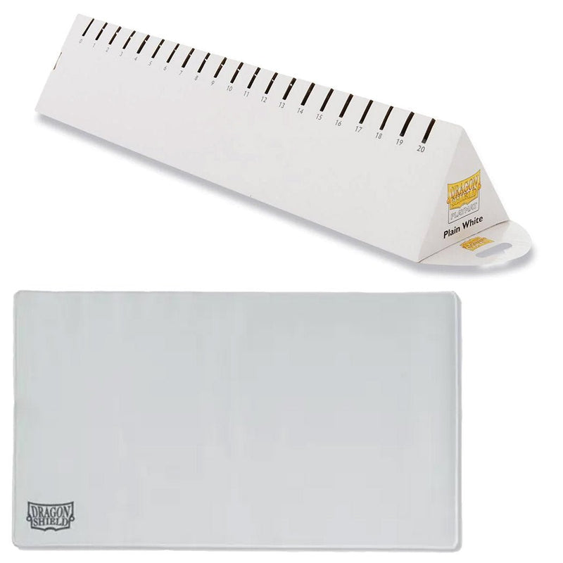 Dragon Shield Playmat - Case and Coin - White - Bea DnD Games
