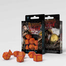 Dragon Slayer (Red & Orange) Dice Set by Q Workshop - Bea DnD Games