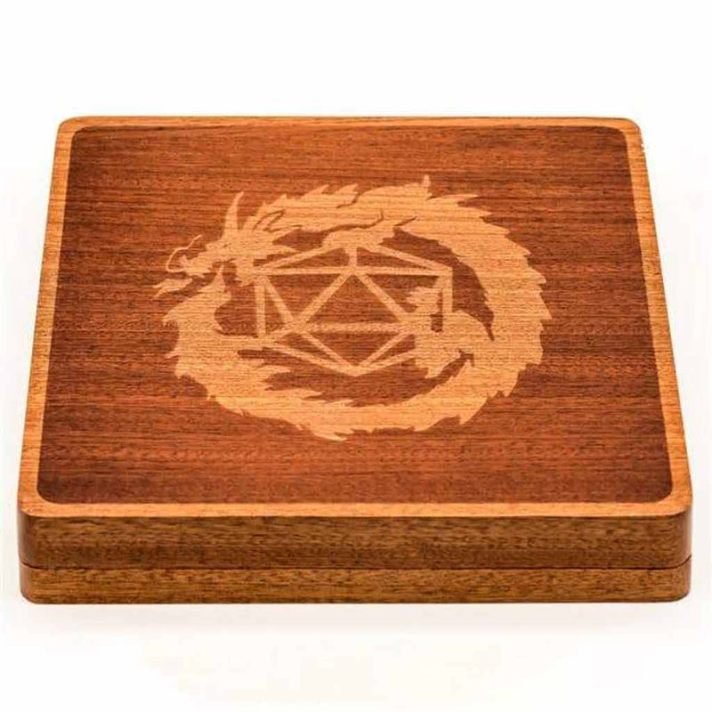 Dragon Tree Wooden Dice Case - Bea DnD Games