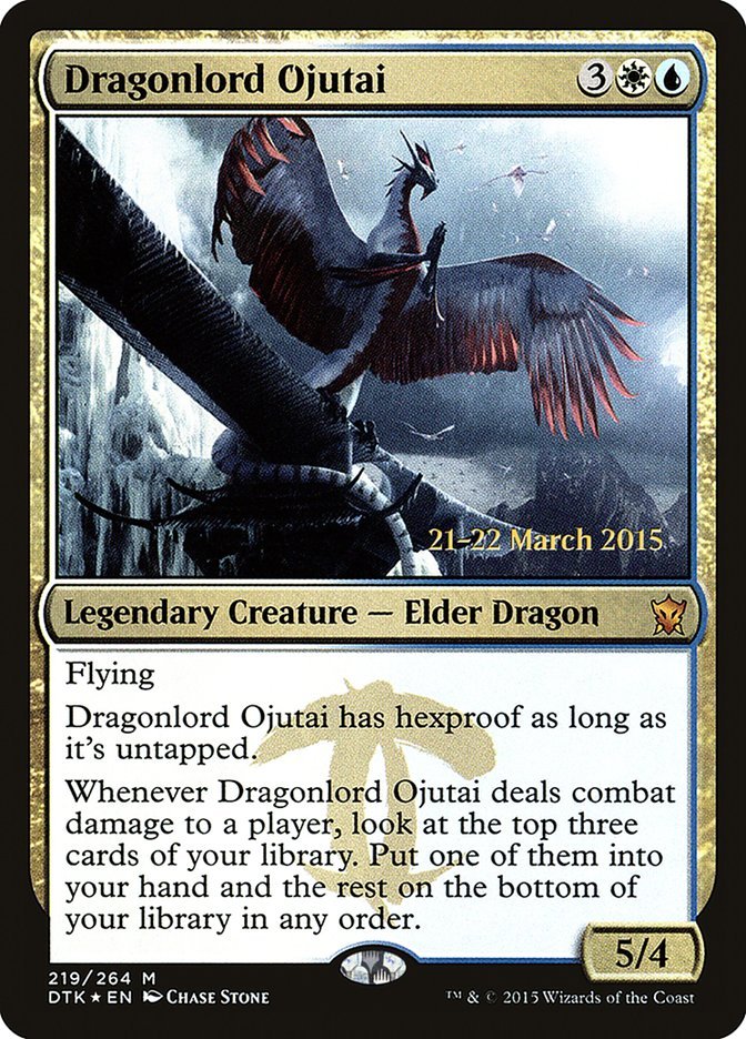 Dragonlord Ojutai [Dragons of Tarkir Prerelease Promos] - Bea DnD Games