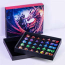 Dragons & Warriors Dice Gift Set - Gift Box of 5 Random Sets of Acrylic Dice - Bea DnD Games