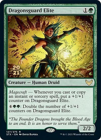 Dragonsguard Elite [Strixhaven: School of Mages Prerelease Promos] - Bea DnD Games