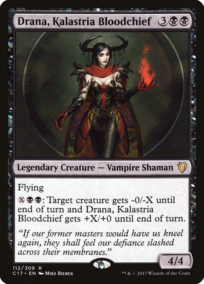 Drana, Kalastria Bloodchief [Commander 2017] - Bea DnD Games