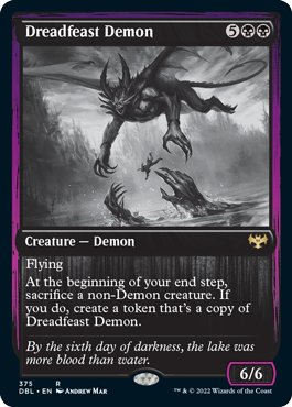 Dreadfeast Demon [Innistrad: Double Feature] - Bea DnD Games